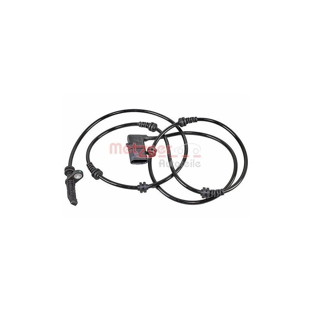 Датчик частоти обертання колеса METZGER 09001381 GREENPARTS для MERCEDES-BENZ передній міст, фото №1