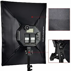 Комплект постоянного света (2шт.) HAKUTATZ Черный synthetic.ua - Фото 1