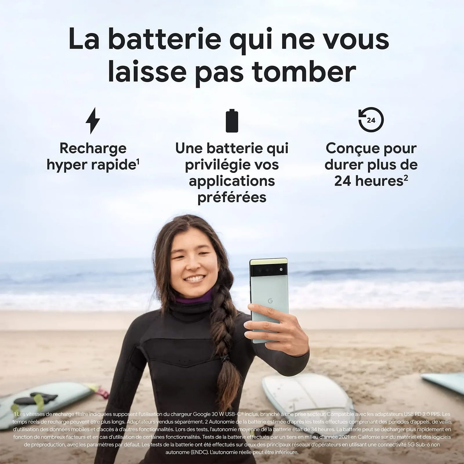 Смартфон Google Pixel 6 GA02900-FR+VT 128GB 5G Carbon Black (с наушниками и защитным стеклом), фото №5 Смартфон Google Pixel 6 GA02900-FR+VT 128GB 5G Carbon Black (с наушниками и защитным стеклом), фото №5