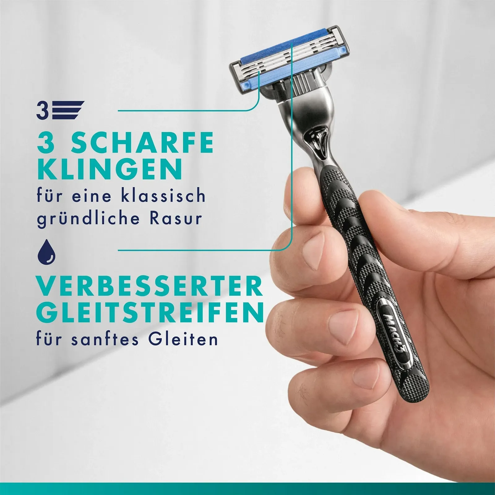 Бритва Gillette Mach3 Basic с 1 сменным лезвием, фото №6