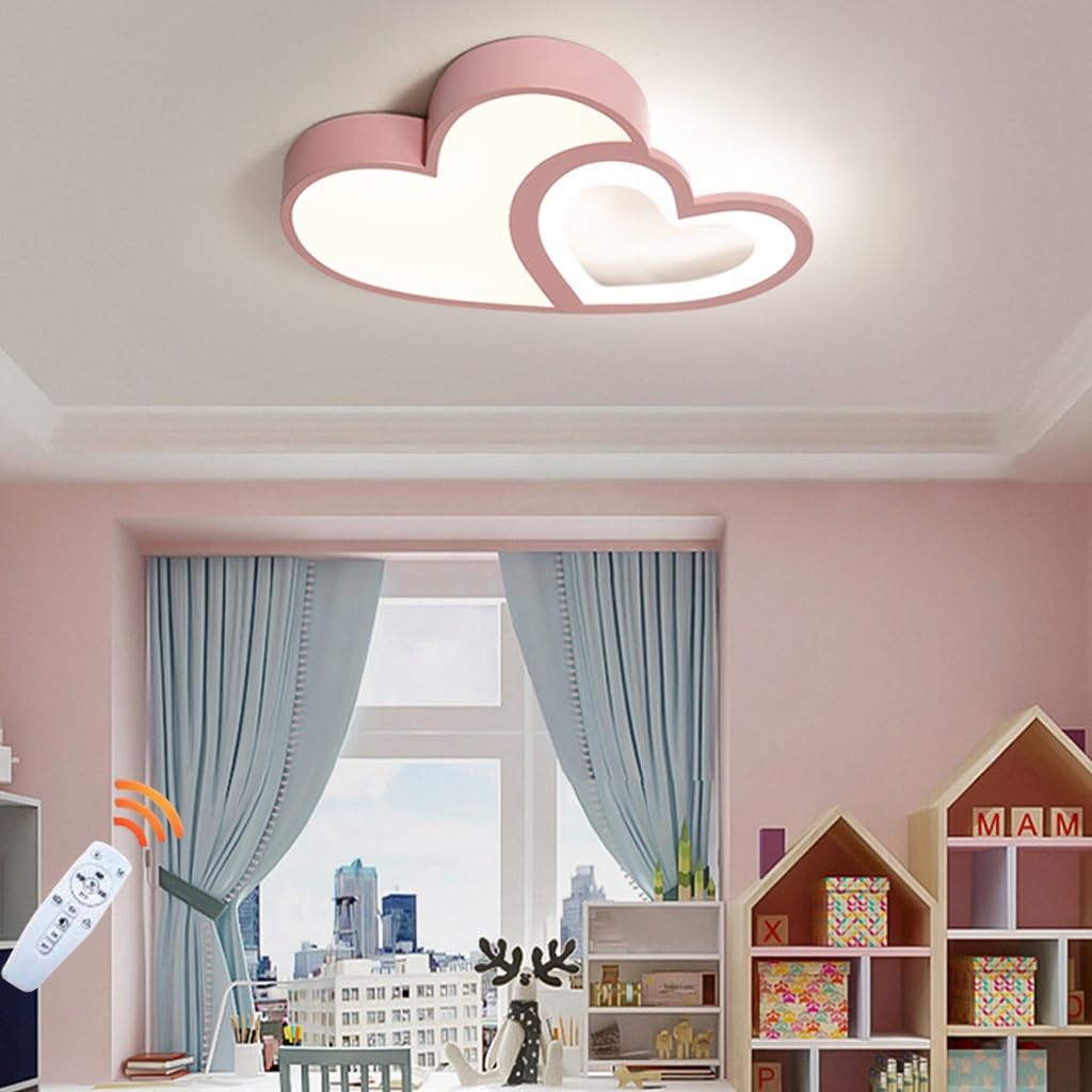 Світильник стельовий дитячий LED Подвійне Серце, фото №1