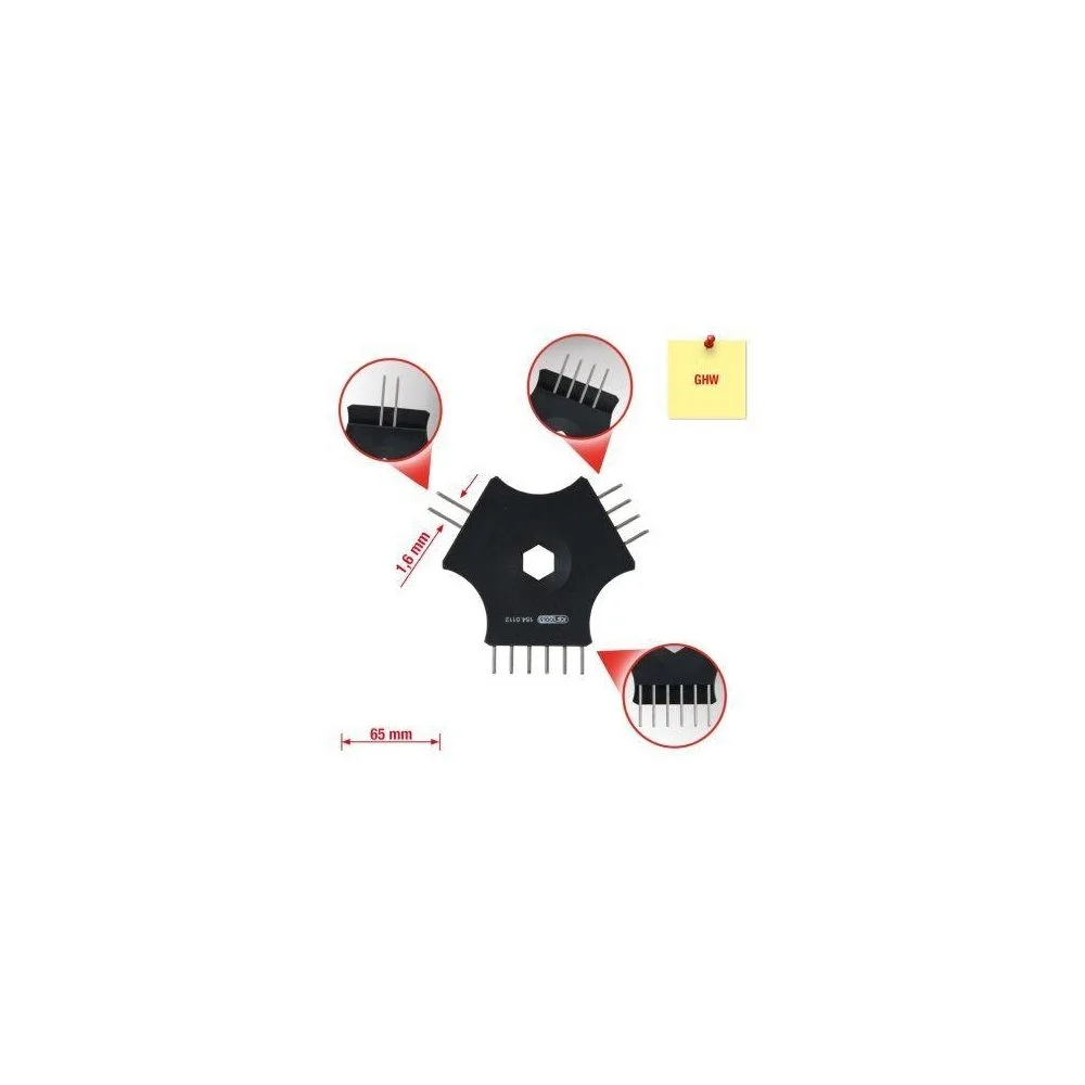 Інструмент для розблокування плоских/круглих штекерів KS TOOLS 154.0112, фото №1
