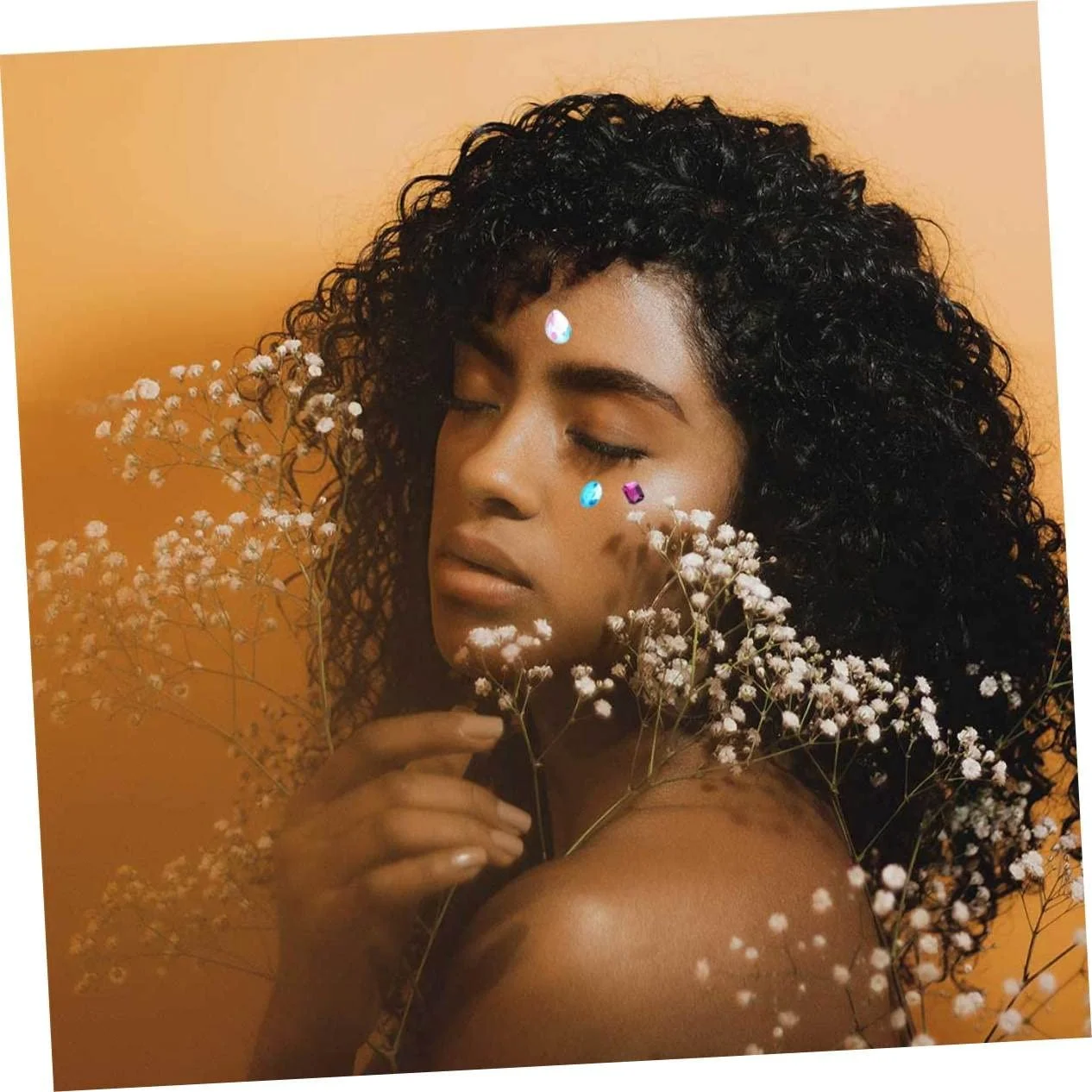 Стразы Акриловые Lurrose 15 листов Самоклеящиеся Блестящие Камни Разноцветные, фото №7