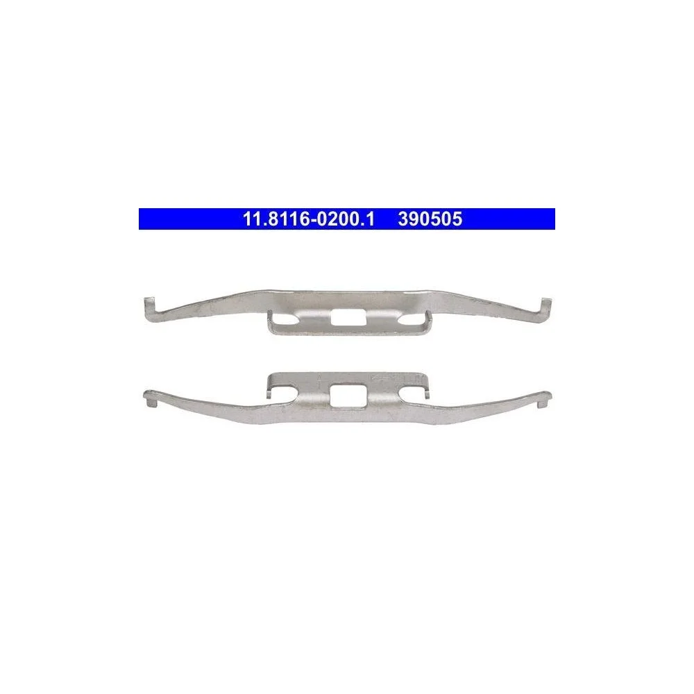 Пружина гальмівного супорта ATE 11.8116-0200.1 для MERCEDES-BENZ VAG, передній міст, фото №1