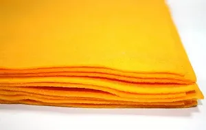 Фетр для поделок мягкий Лентомания 20*30см оранжевый тыквенный FELT15 - Фото 1