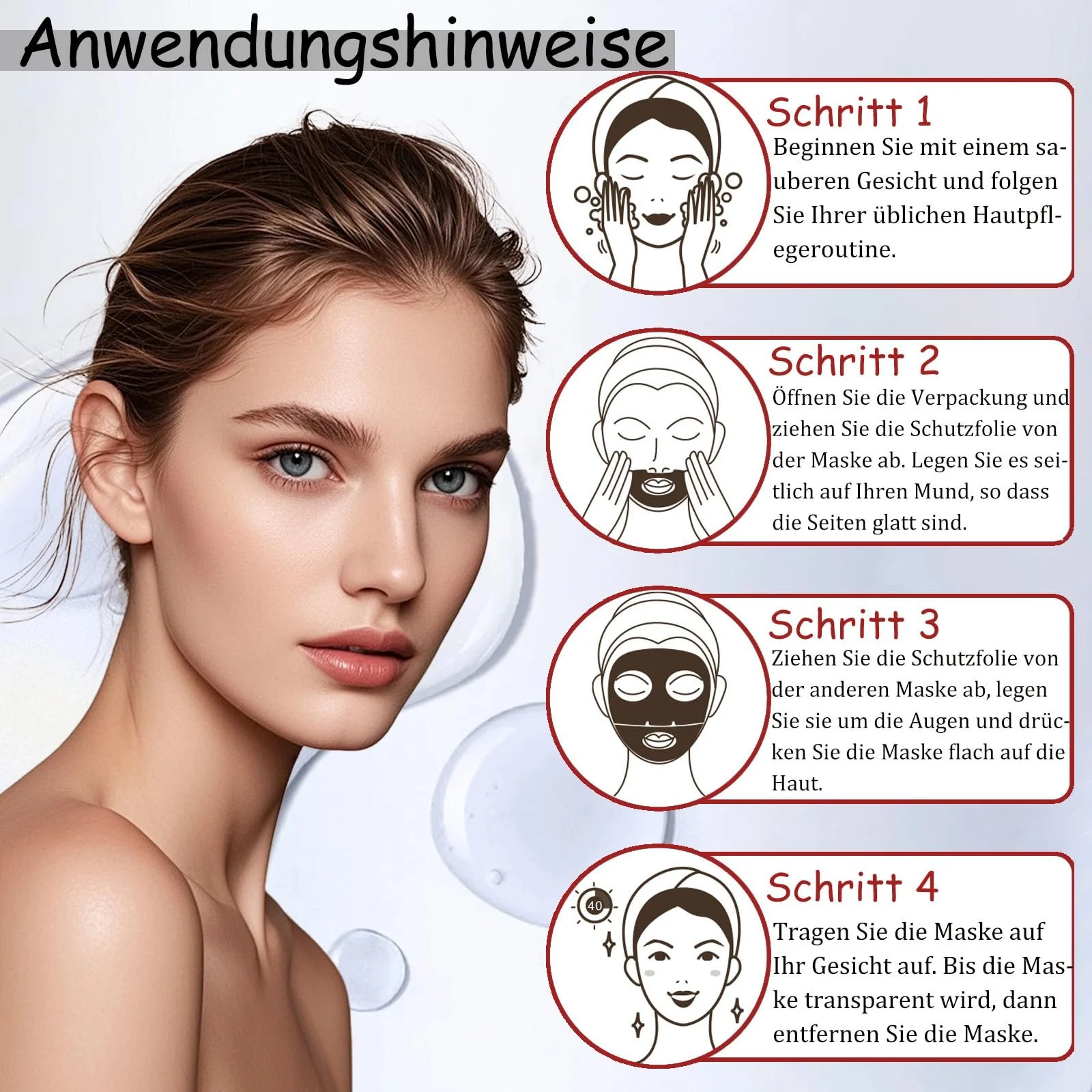 Маска Soleneva Collagen The More You Put On The Thinner Sleep Masks, фото №7