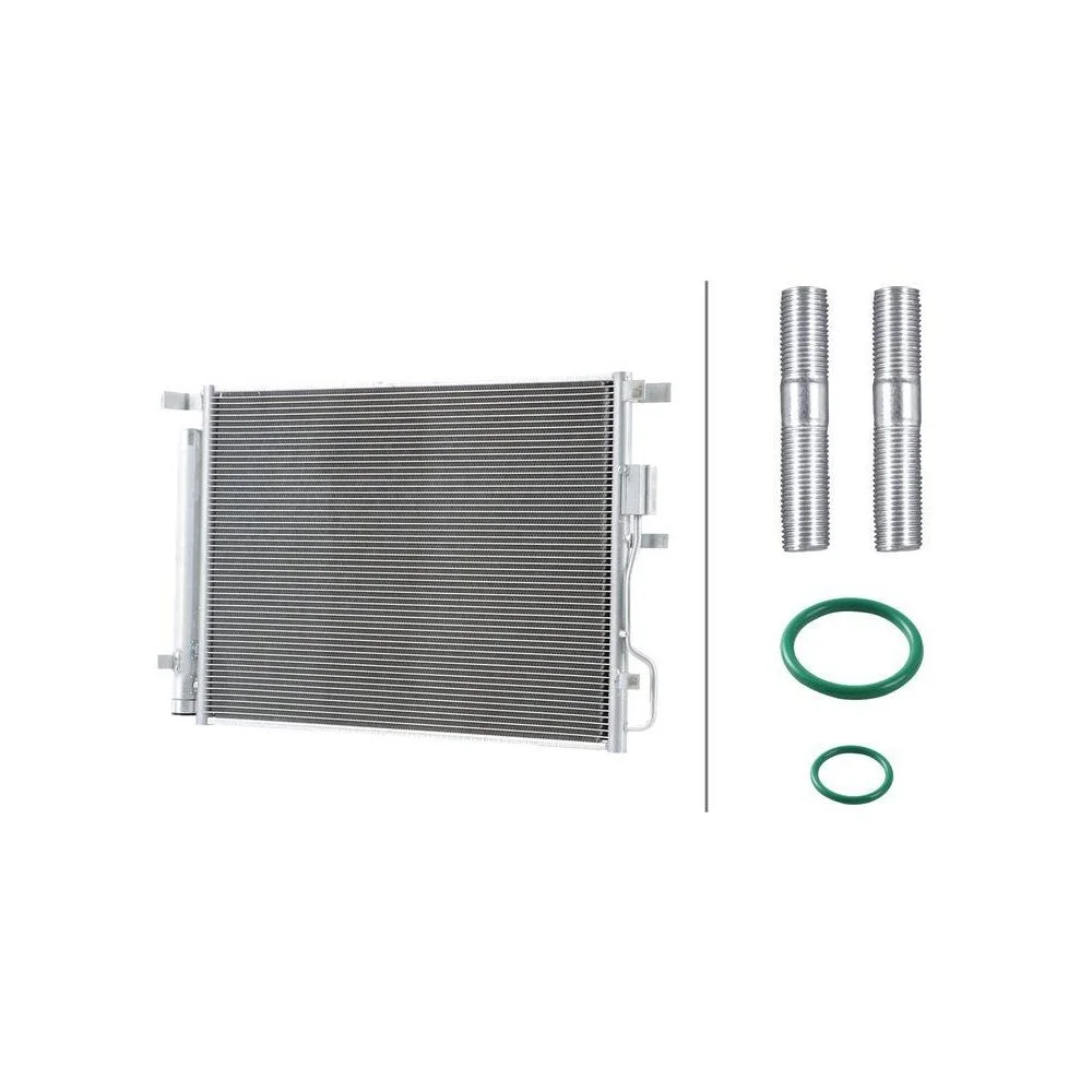 Конденсатор кондиціонера HELLA 8FC 366 221-091, фото №1 Конденсатор кондиціонера HELLA 8FC 366 221-091, фото №1