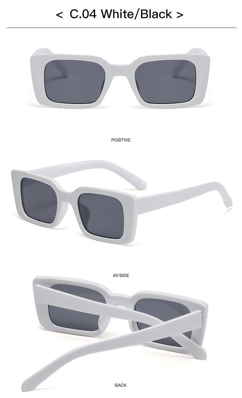 Сонцезахисні окуляри прямокутні Long Keeper Retro для жінок та чоловіків, вінтажні квадратні, модні, UV400, фото №4