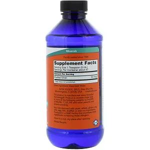 Коллоїдне Срібло Now Foods Silver Sol 8 рідких унцій 237 мл synthetic.ua - Фото 1