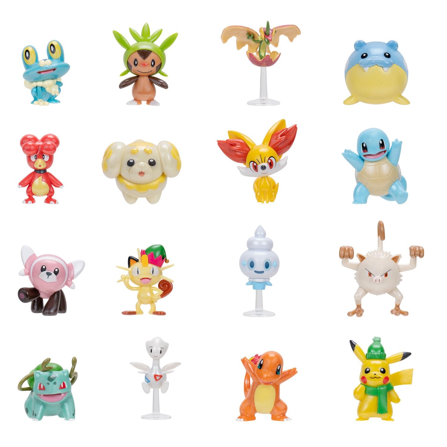 Фігурки Bandai Pokemon Advent Calendar Pokémon, 16 шт, 5 см + 6 елементів декору для складання на різдвяну тематику, фото №7