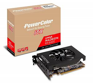 Відеокарта PowerColor AMD Radeon RX 6400 4GB GDDR6 ITX - Фото 1