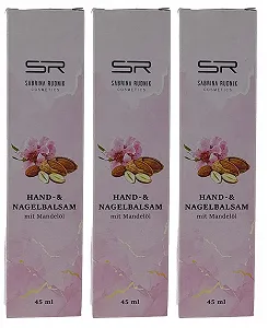Бальзам для рук та нігтів Sabrina Rudnik з мигдалевою олією, 45 мл (3 шт.) - Фото 1