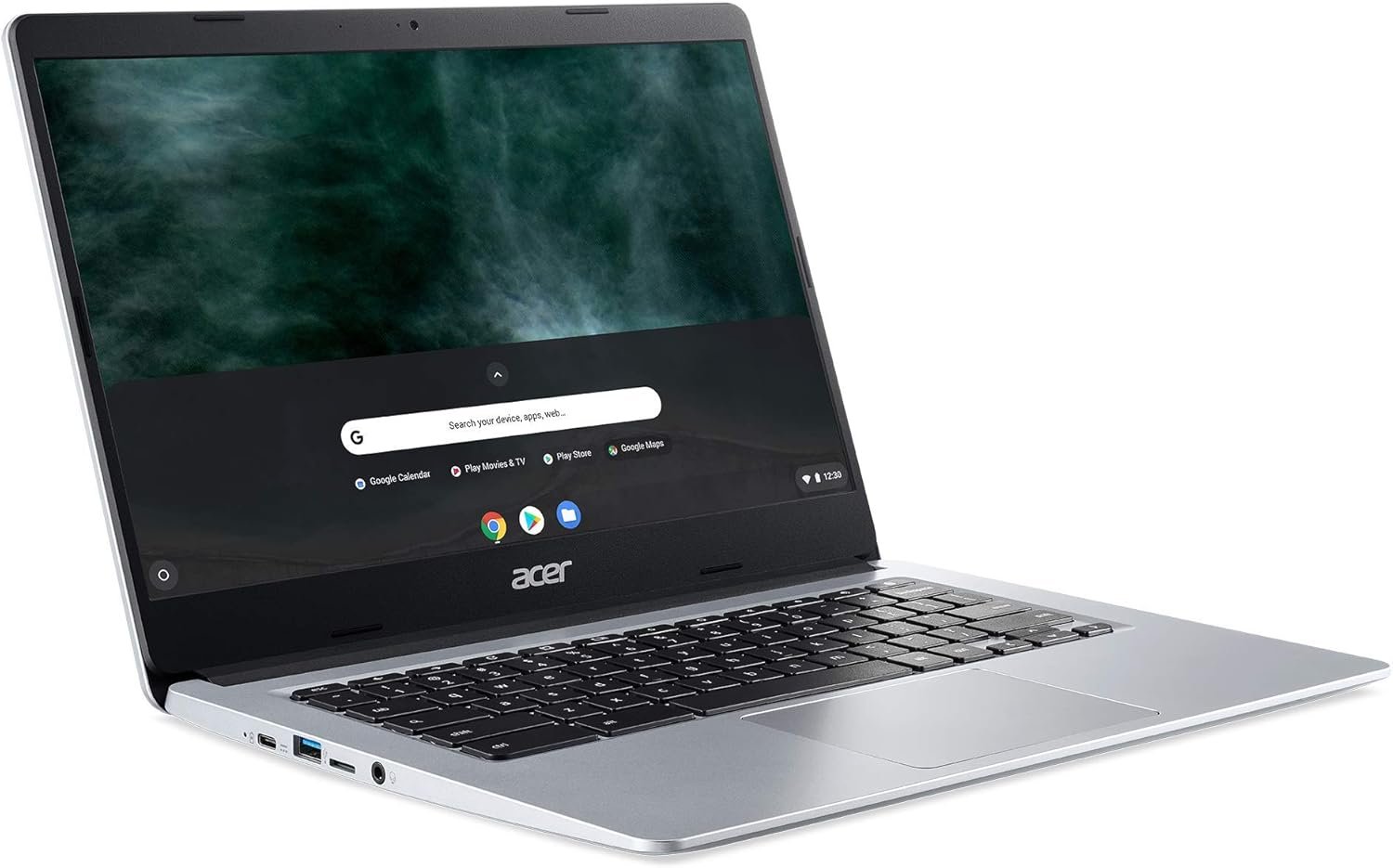 Сенсорний ноутбук 14" Acer Chromebook CB314-1HT-C9F8 Intel Celeron N4020 RAM 8GB eMMC 64GB ChromeOS (UKR), фото №3