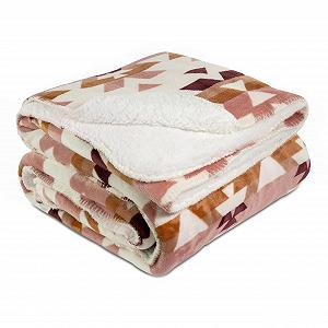 Плед Maxland Inca Cuddly, приблизно 150 x 200 см, Пухнастий Плед з візерунком - Фото 1