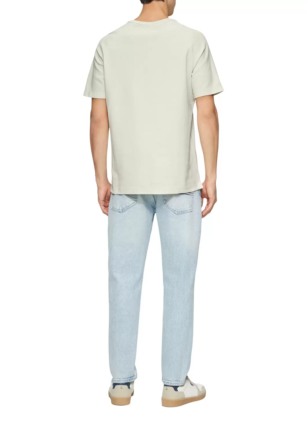 Футболка Waffle Henley Neck  2161840-0330 s.Oliver Білий L, фото №2