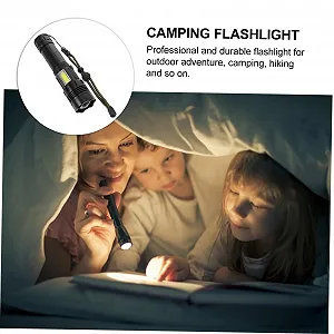 Водонепроникний ліхтар світлодіодний Alasum з функцією зуму, легкий, компактний, аварійний synthetic.ua - Фото 1