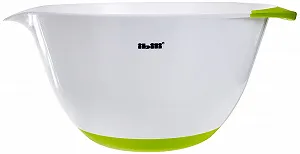 Миска для змішування IBILI з нековзною основою, 24 см White/Green synthetic.ua - Фото 1