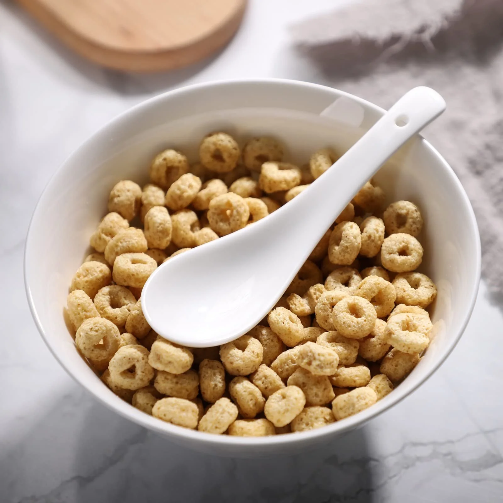 Ложка для супа керамическая малая Белая Азиатская ложка для рамена Бульона Каши Вонтона Фарфоровая ложка (SWSS8), фото №7