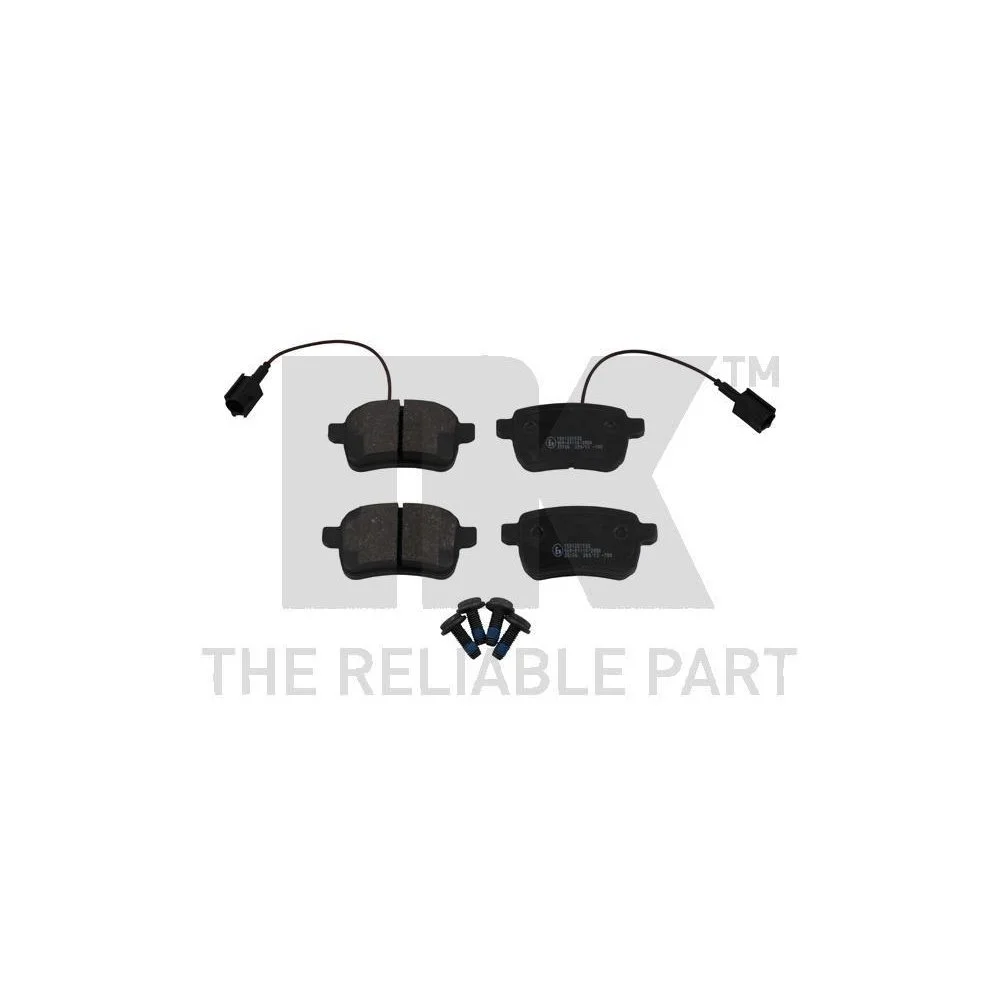 Комплект гальмівних колодок, дискове гальмо NK 221032 для ALFA ROMEO задня вісь, фото №1 Комплект гальмівних колодок, дискове гальмо NK 221032 для ALFA ROMEO задня вісь, фото №1