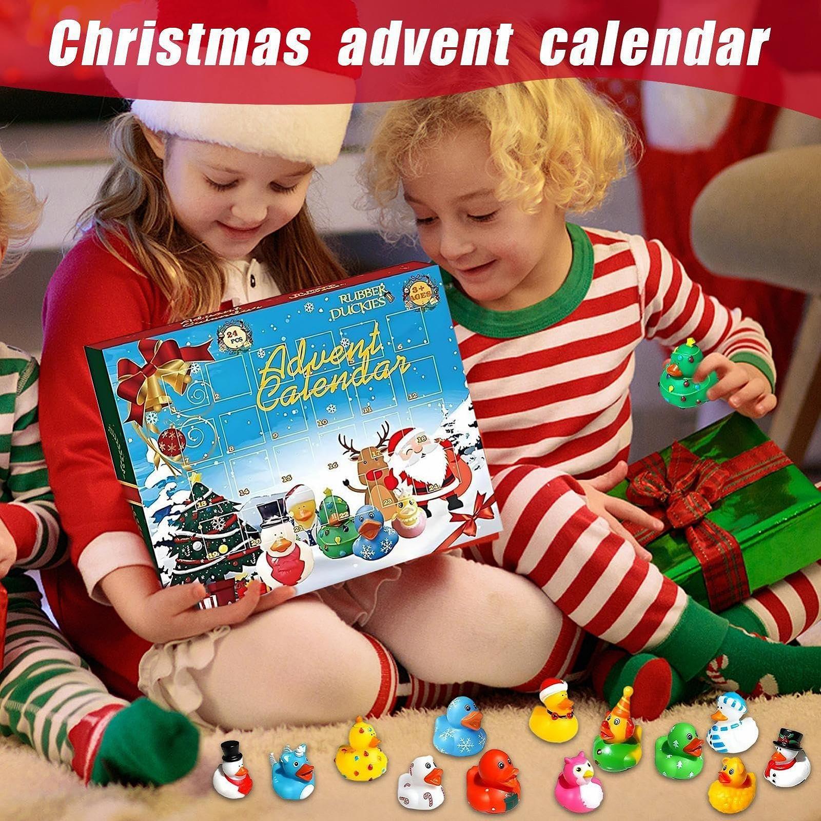 Календарь обратного отсчета к Рождеству Игрушка для ванной Мини-коллекция игрушек 24 дня, фото №7