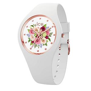 Купить Часы Ice-Watch ICE Flower White Bouquet Женские Белые с силиконовым ремешком 017575 (маленький) Белый - Фото 1 Часы Ice-Watch ICE Flower White Bouquet Женские Белые с силиконовым ремешком 017575 (маленький) Белый - Фото 1