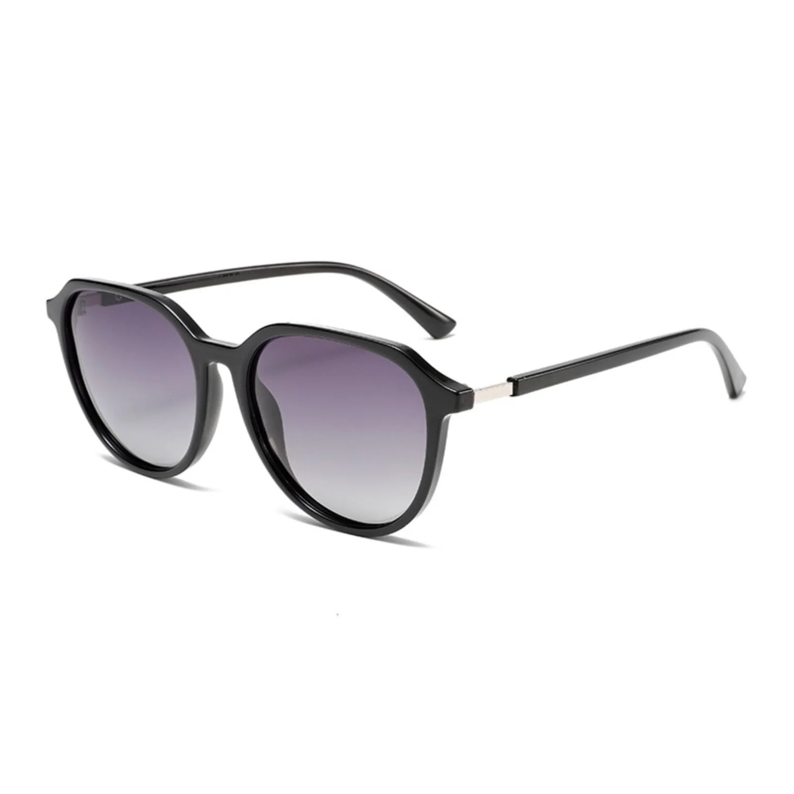 Круглі Сонцезахисні окуляри QVKUUT Trendy Classic Polarised для чоловіків та жінок, надлегкі, з захистом від ультрафіолету, фото №1
