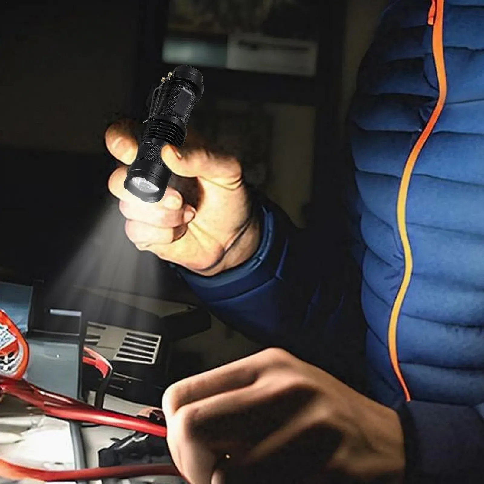 Фонарик Детектор денег ультрафиолетового излучения Generisch Маленький ультрафиолетовый фонарик Легкий Портативный светодиодный фонарик Ультрафиолетовый свет Высокая яркость Водонепроницаемый, фото №2