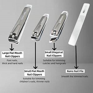 Набір для манікюру та педикюру ZHIYE 10 предметів, (сірий металік) ціна на synthetic.ua - Фото 1 Набір для манікюру та педикюру ZHIYE 10 предметів, (сірий металік) synthetic.ua - Фото 1