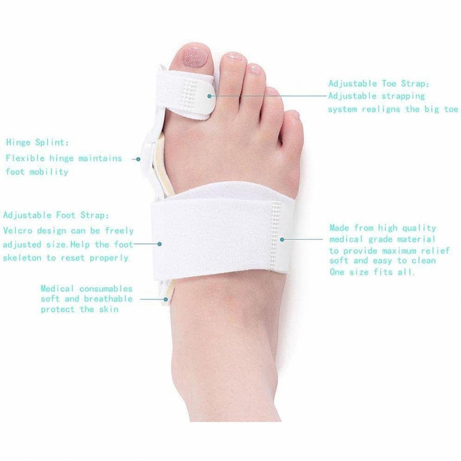 Коректор великого пальця стопи (2 шт. в упаковці) Orthopaedic для чоловіків і жінок, фото №5 Коректор великого пальця стопи (2 шт. в упаковці) Orthopaedic для чоловіків і жінок, фото №5