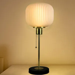 Настільна лампа himmel Lanterns 60 Вт Антична латунь - Фото 1