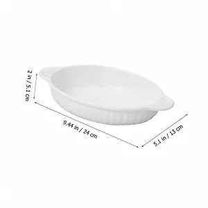 Форма для запекания Ipetboom овальная керамическая термостойкая synthetic.ua - Фото 1