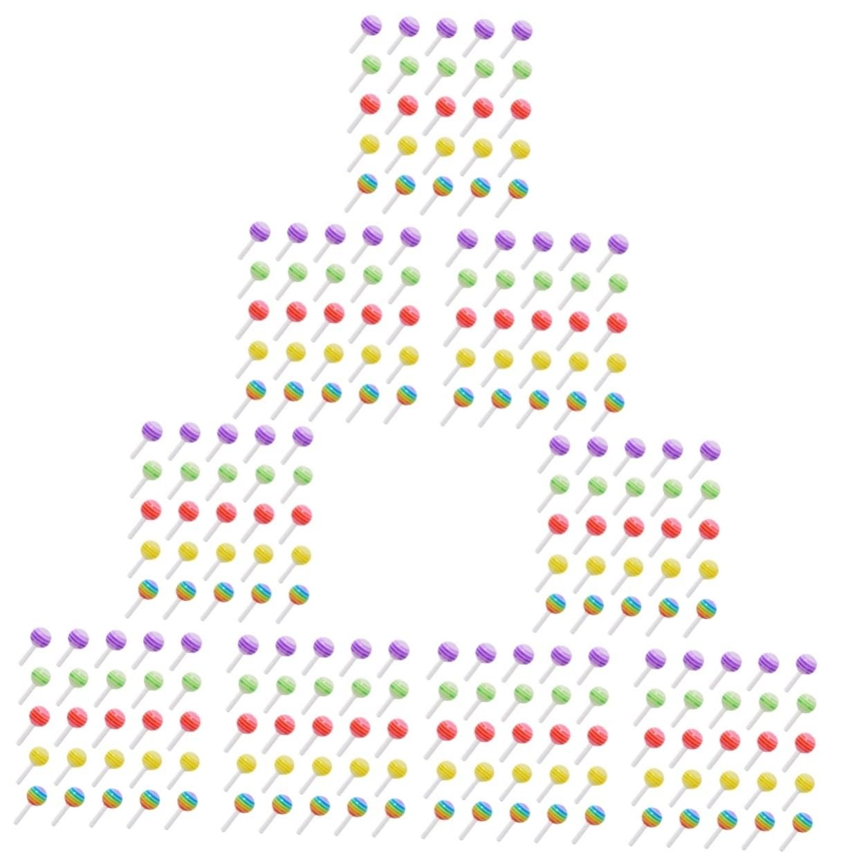 Украшения для ногтей FRCOLOR 75 Аксессуары Подвески Аксессуары Smanicure-Charm Конфеты Жемчуг с плоской задней частью Diy-Flatback-Harz, фото №7