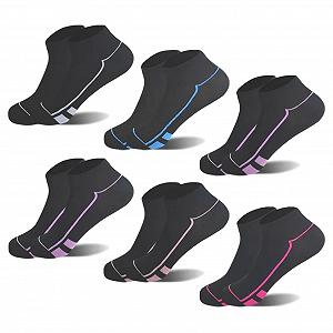 Носки Спортивные Женские Хлопковые Разноцветные Черно-белые 35-38 EU 39-42 (12 пар) - Фото 1