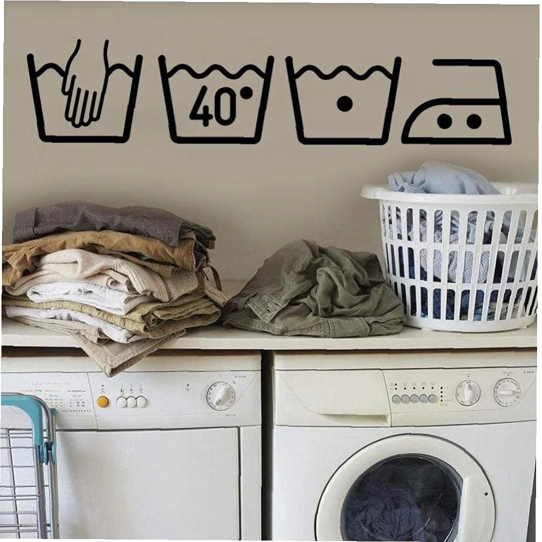 Наклейка на стіну Washing Machine Вінілова, фото №1