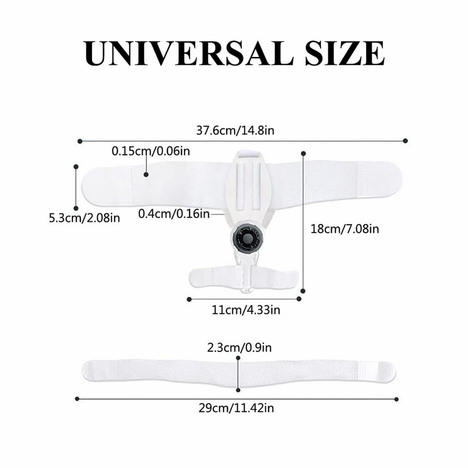 Коректор великого пальця стопи з тренувальним ременем, регульована нічна, фото №3