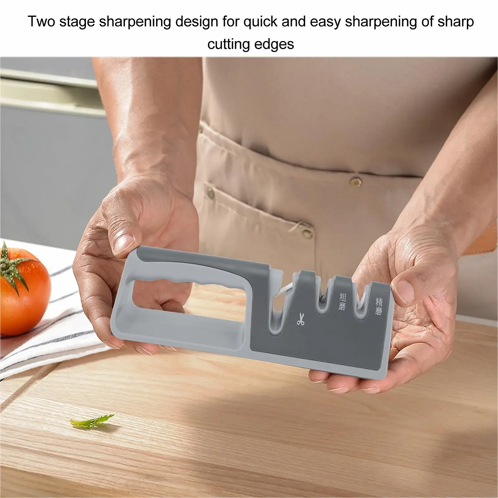 Точилка для ножів електрична Sharpening Rod Diamond 2-рівнева, фото №5