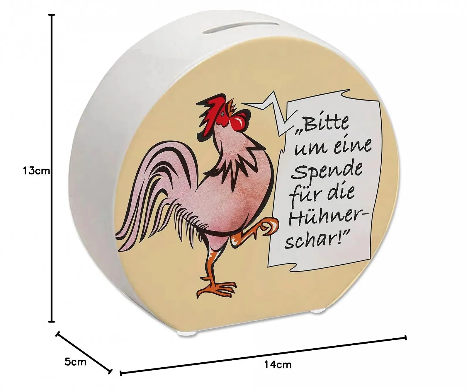 Скарбничка мотив Півень для чайових червона, фото №9
