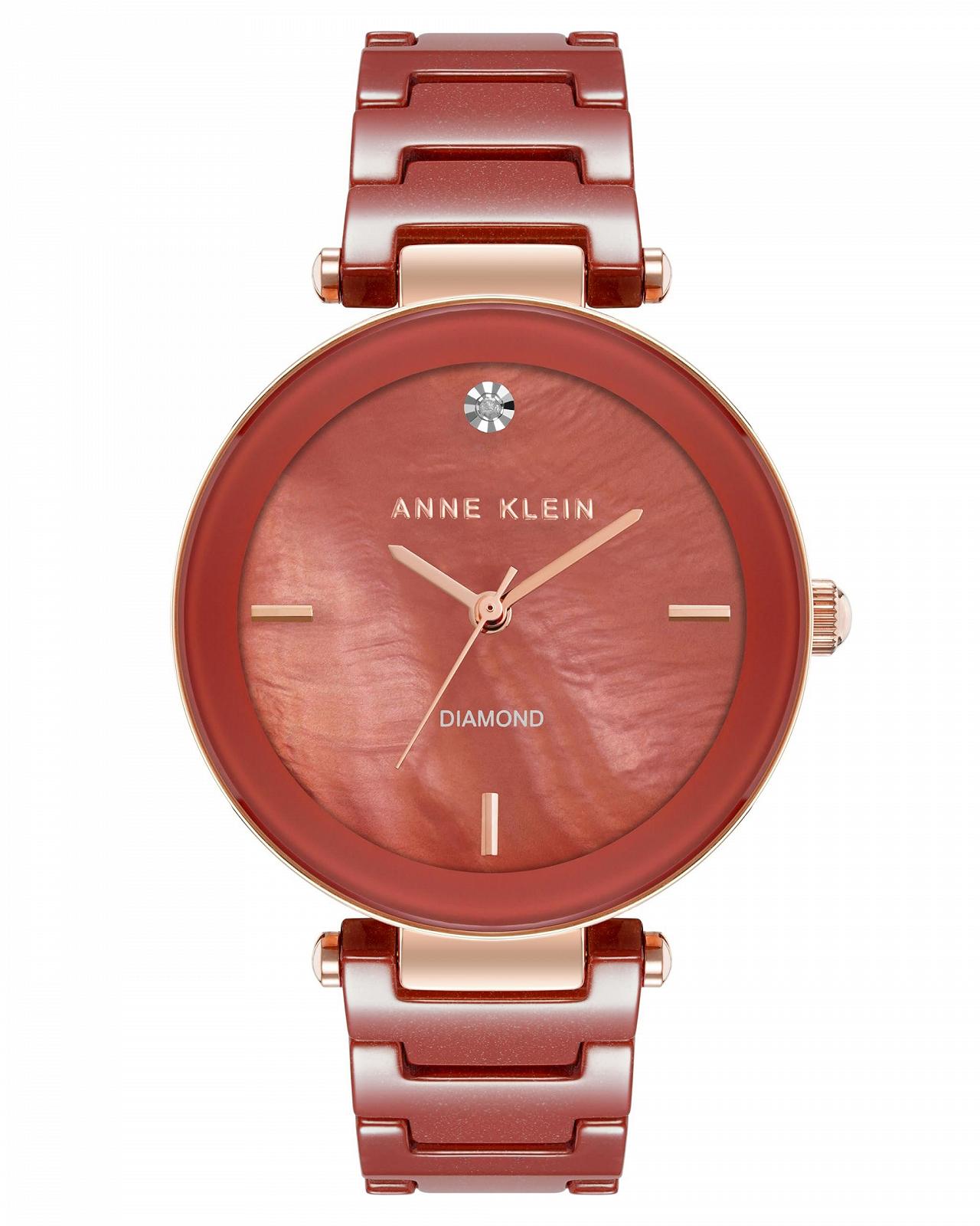 Женские часы Anne Klein Керамический браслет, инкрустированный бриллиантом, фото №1