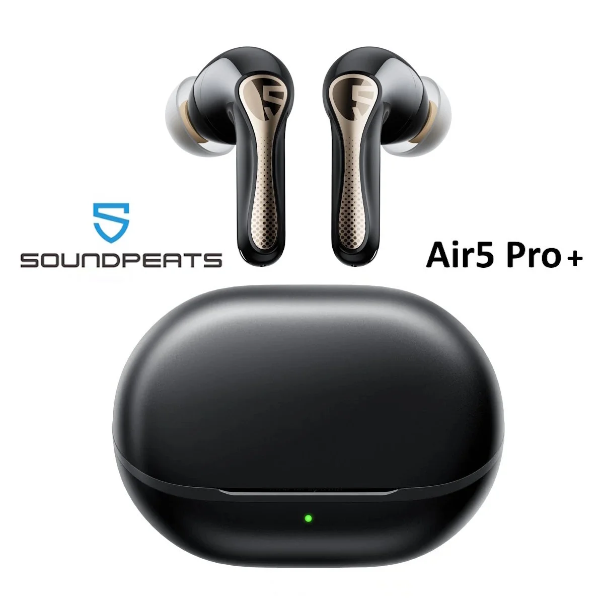 Наушники SoundPEATS Air5 Pro+ xMEMS Qualcomm aptX Lossless LDAC Black, фото №1 Наушники SoundPEATS Air5 Pro+ xMEMS Qualcomm aptX Lossless LDAC Black, фото №1