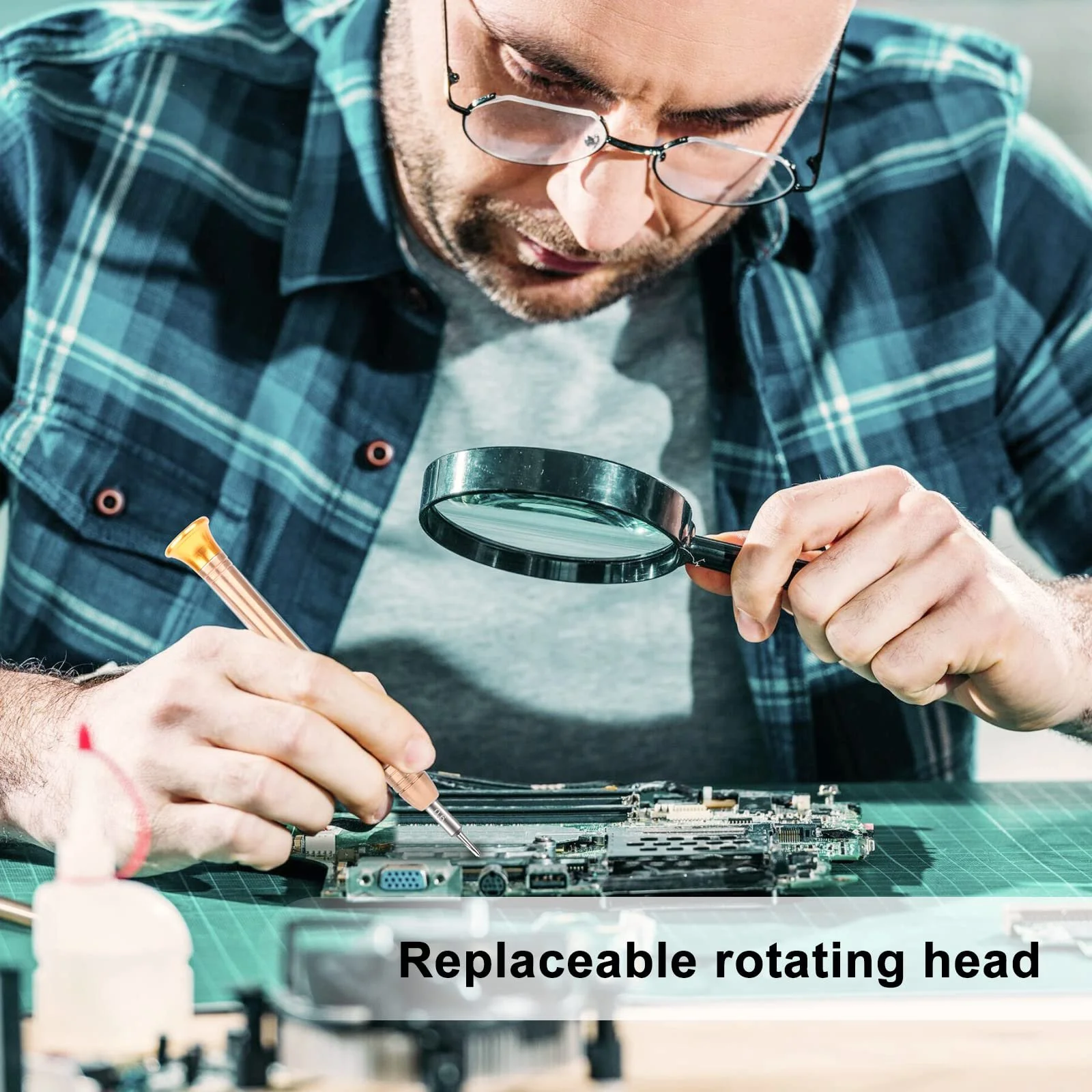 Набір викруток UKOFEW Precision Mechanics 25 in 1 з шкіряним футляром, фото №5