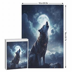 Пазл Волк 1000 деталей 78 x 53 cm для мальчиков и девочек - Фото 1