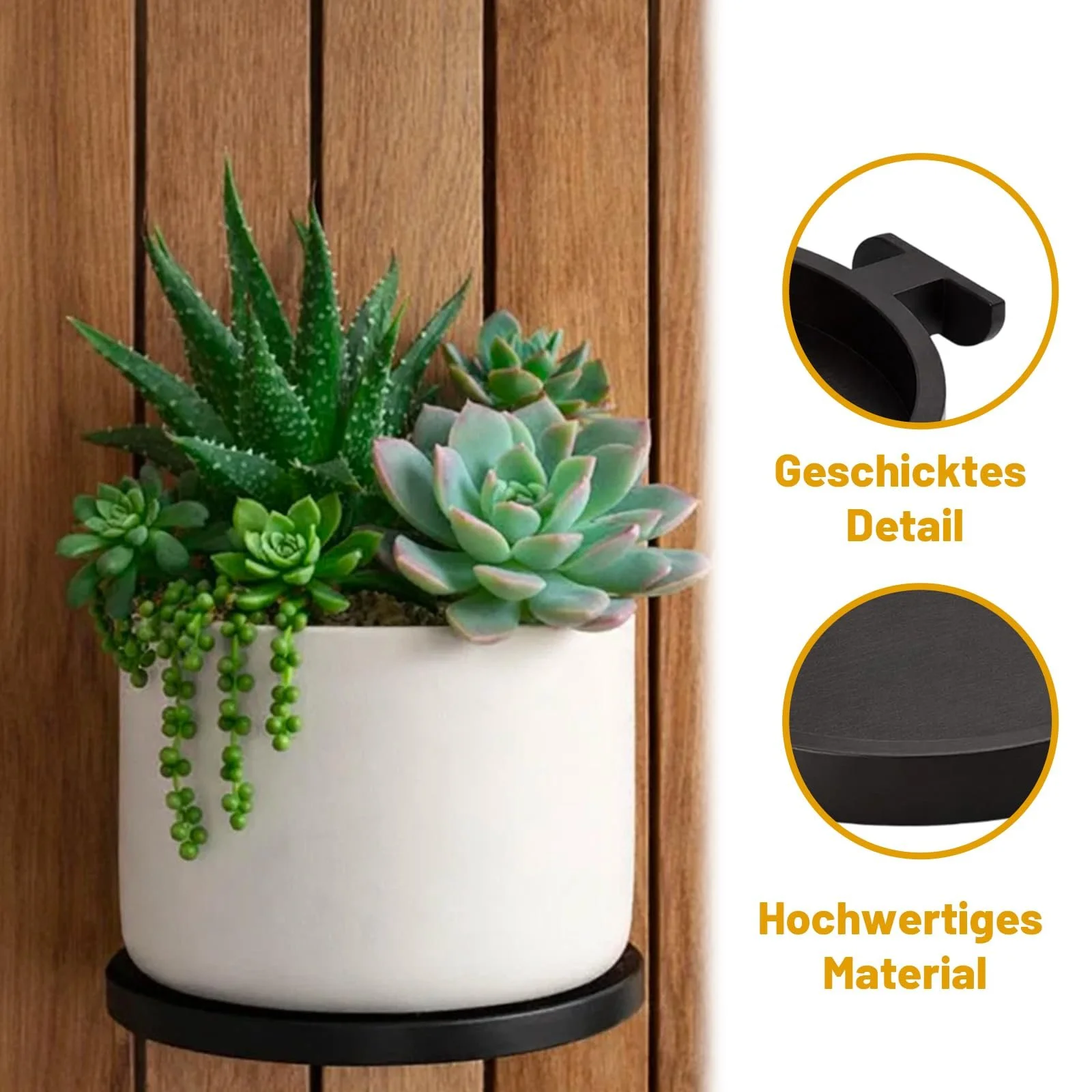 Полиці для акустичних панелей, 2 шт., Ø11.5 см, настінні, фото №3 Полиці для акустичних панелей, 2 шт., Ø11.5 см, настінні, фото №3