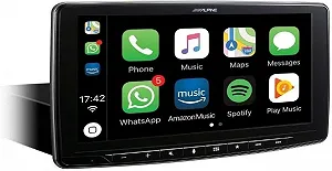 Автомагнитола Alpine ILX-F903D / 9" / Сенсорная / Apple CarPlay / Android Auto / Bluetooth / USB / DAB+ / 1DIN - Фото 1