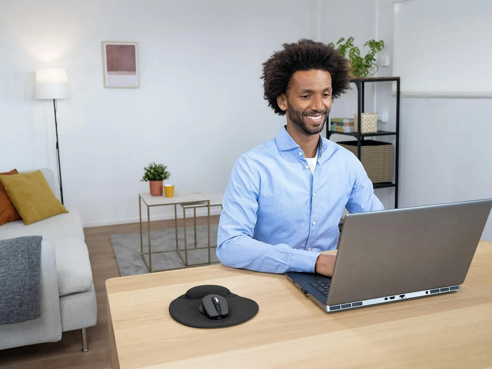 Миша Trust Zaya Бездротова Перезаряджувана з USB Мікроприймачем 4 кнопки 800/1200/1600 DPI Чорний, фото №7