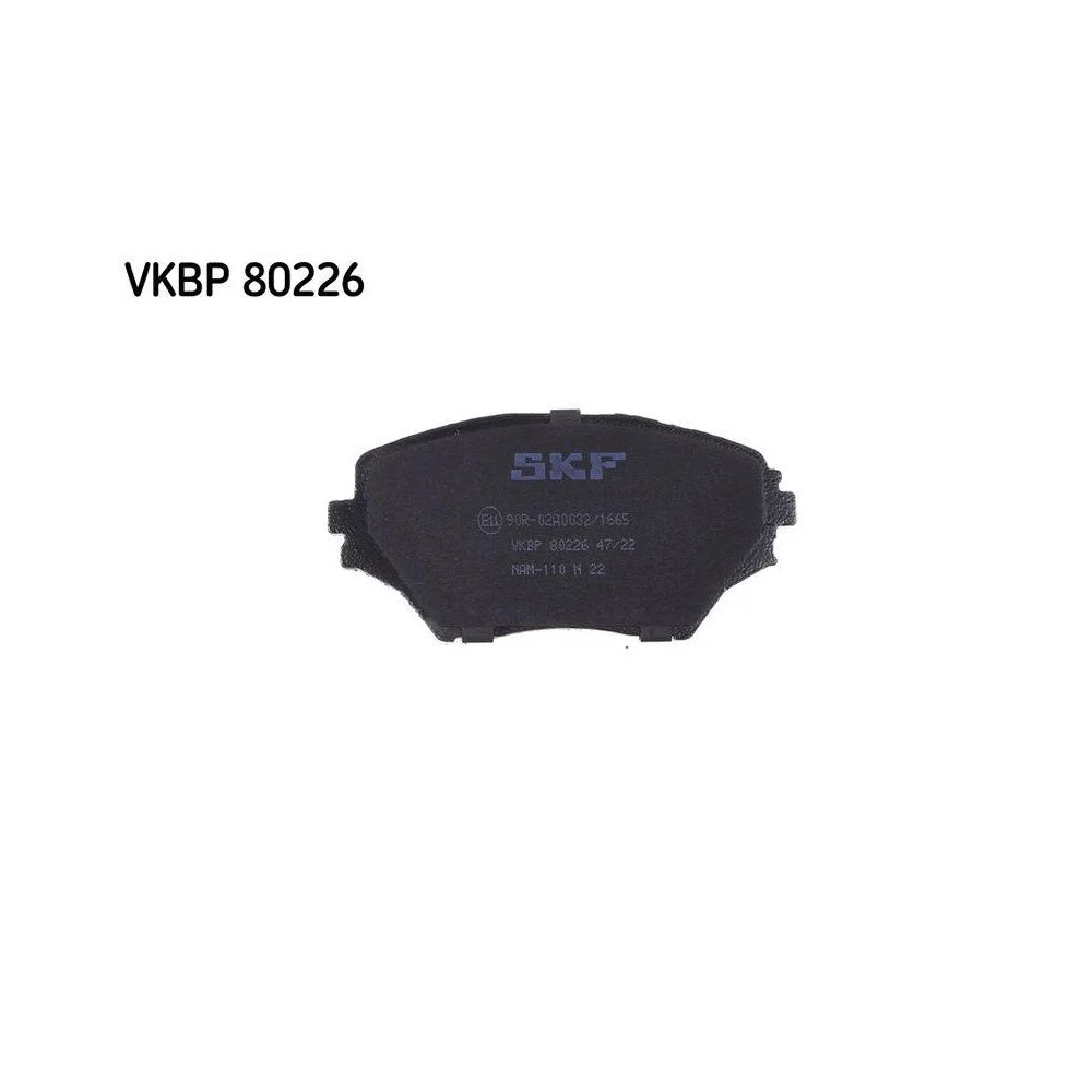 Комплект гальмівних колодок SKF VKBP 80226 для TOYOTA передня вісь, фото №1 Комплект гальмівних колодок SKF VKBP 80226 для TOYOTA передня вісь, фото №1