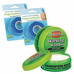 Набор для защиты рук Karl Dahm I Быстро впитывающийся крем для рук + самоклеящийся бинт для пальцев I Уход и защита рук в одном наборе - Артикул 17100 - Фото 1
