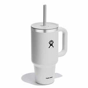 Термокухоль Hydro Flask Travel Tumbler 32 oz з кришкою та трубочкою White synthetic.ua - Фото 1