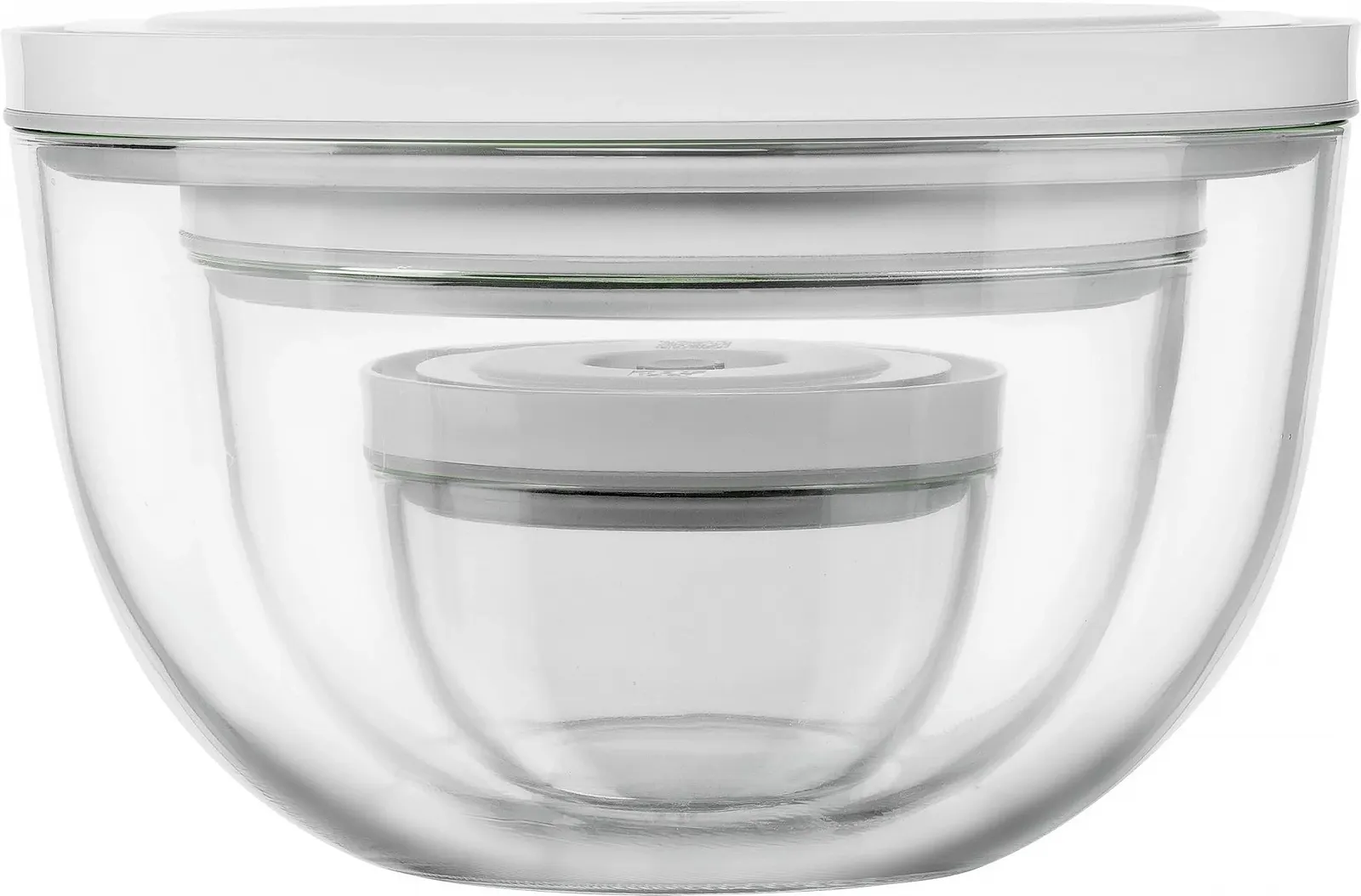 Набір мисок Скляна прозора ZWILLING Fresh & Save 6 шт, S-12 см, M-18 см, L-24 см, фото №2 Набір мисок Скляна прозора ZWILLING Fresh & Save 6 шт, S-12 см, M-18 см, L-24 см, фото №2