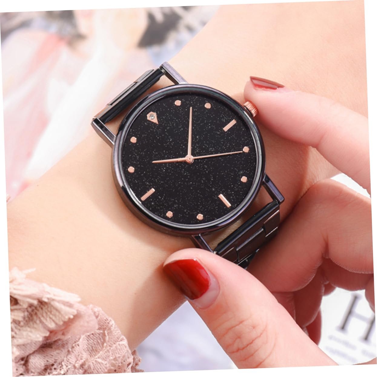 Женские часы Healvian 1 шт Модные Для женщин Для профессионалов Прочный материал Модный дизайн Универсальная комбинация, фото №2 Женские часы Healvian 1 шт Модные Для женщин Для профессионалов Прочный материал Модный дизайн Универсальная комбинация, фото №2