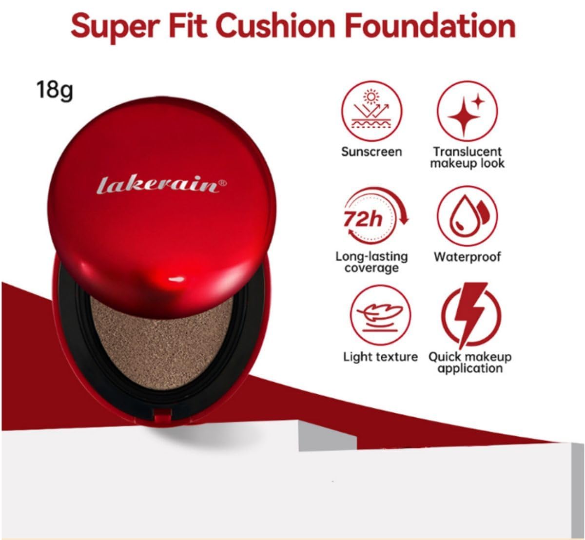 Кушон Red Foundation Super Fit Cushion SPF40 PA++ 27N, фото №5